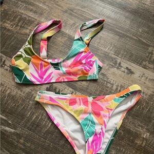 Xhilaration Multicolor Floral Bikini